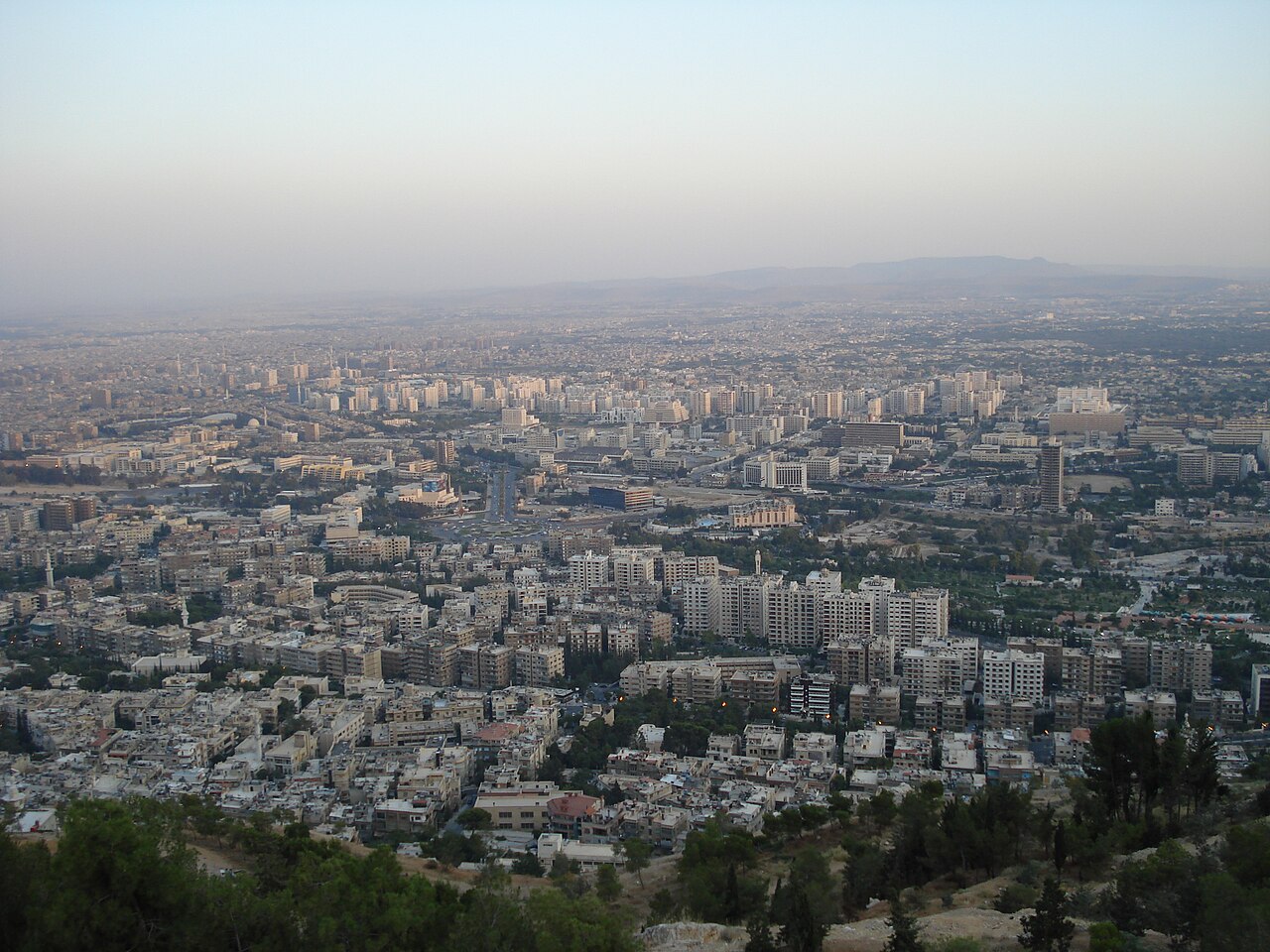دمشق من جبل قاسيون